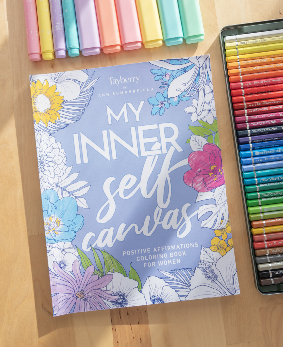 My Inner Self Canvas Coloring Book - cover